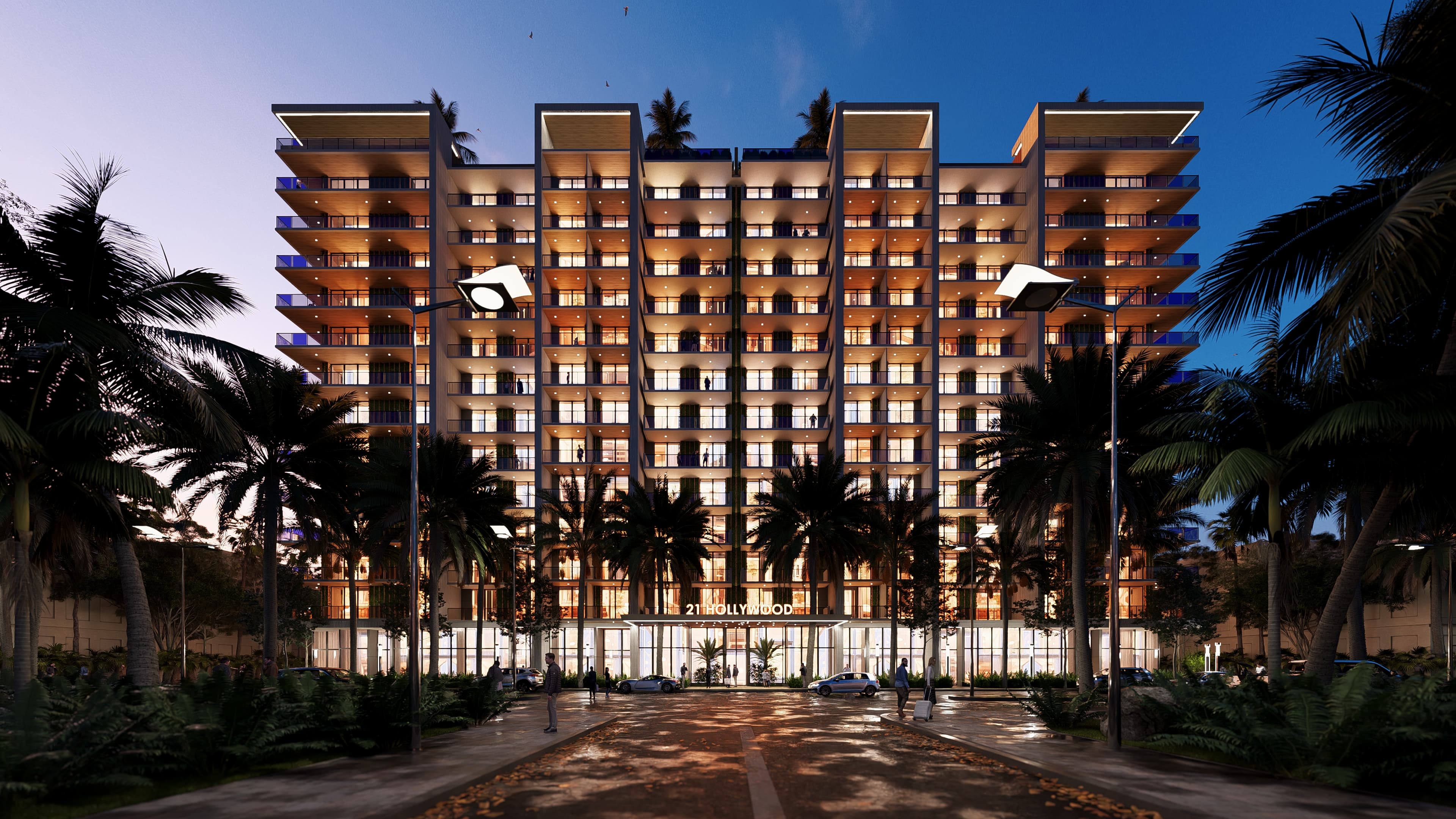 21 Hollywood exterior facade