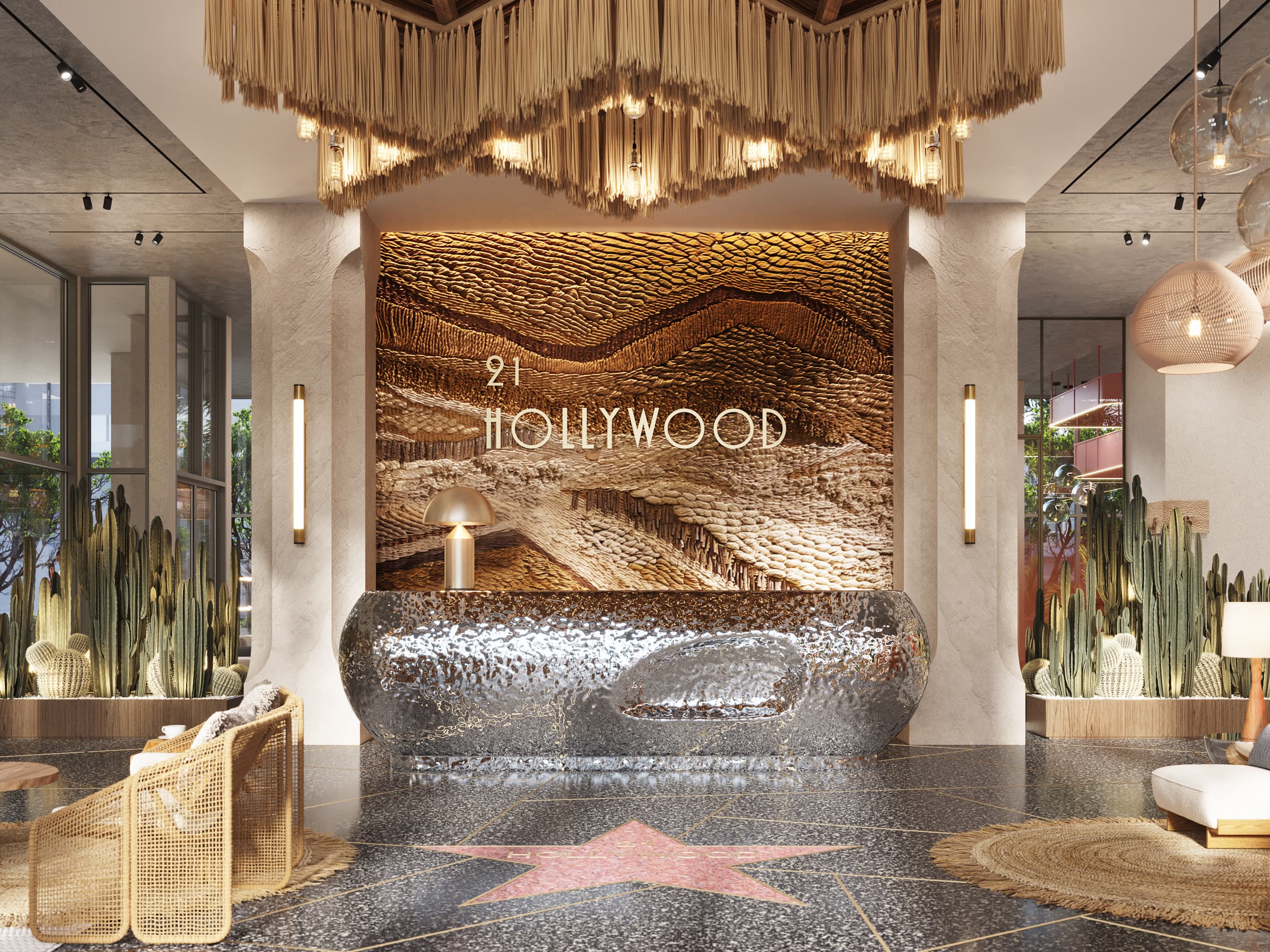 Lobby and restaurant